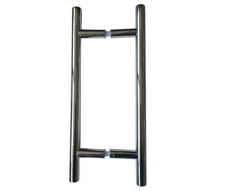 Stainless Steel 25mm Guardsman Pull Handles B2B Fixing 600x25x450mm Polished Stainless Steel