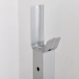 HOMCOM Barbell Squat Rack Adjustable Weight Lifting Bench Max Load 150kg Gym Fitness Strength Training Push up Dip Stand with Wheels