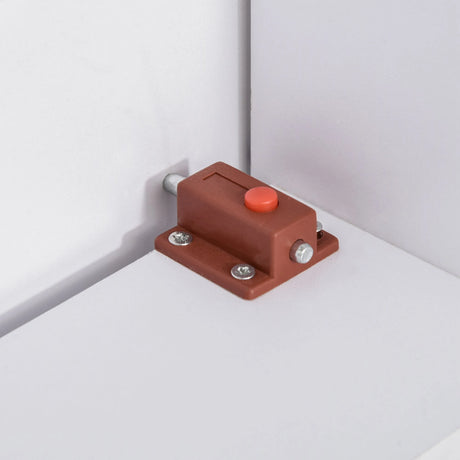 HOMCOM Space-saving Drop Leaf Table, Folding Dining Table for Small Space, Kitchen, Dining Room, White