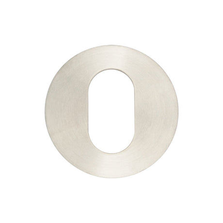 Stainless Steel Oval Profile Escutcheons Grade 304 52x5mm Satin Stainless Steel