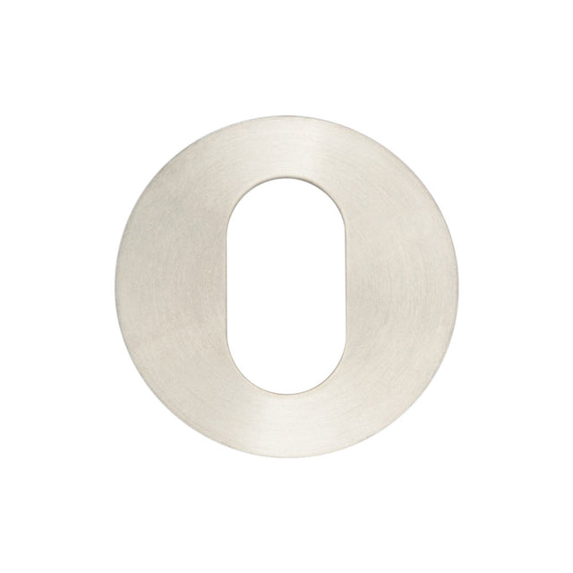 Stainless Steel Oval Profile Escutcheons Grade 304 52x5mm Satin Stainless Steel