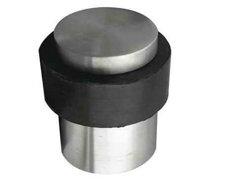 Stainless Steel Floor Mounted Door Stops 40x30mm Satin Stainless Steel