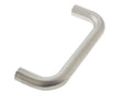 Stainless Steel 19mm D Shape Pull handles Grade 304 B/T Fixing 225x19mm Satin Stainless Steel