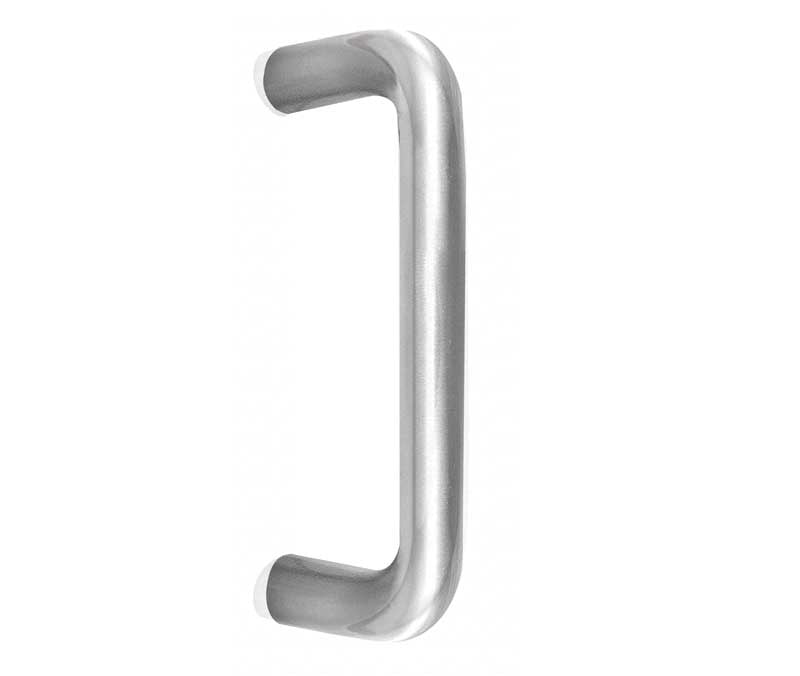 Stainless Steel 22mm D Shape Pull handles Grade 304 225x22mm Satin Stainless Steel