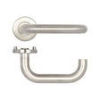Venus 19mm Door Handle on Rose Grade 304