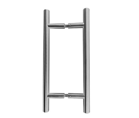 Stainless Steel 19mm Guardsman Pull Handles B2B Fixing 325x19x225mm Satin Stainless Steel