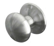 Stainless Steel Centre Door Knobs 70mm Diameter Satin Stainless Steel