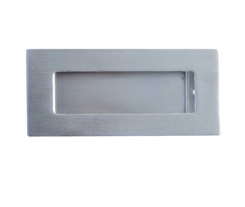 Stainless Steel Flush Pulls 100x50mm Satin Stainless Steel