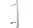 Stainless Steel Cranked Pull Handles 600x32mm Satin Stainless Steel