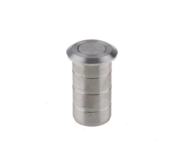 Stainless Steel Dust Proof Spring Floor Bolt Socket for Concrete 20x25mm Satin Stainless Steel