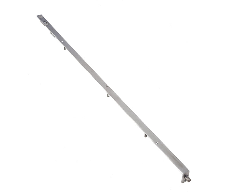Stainless Steel Lever Action Flushbolts Square Forend 914x20mm Satin Stainless Steel
