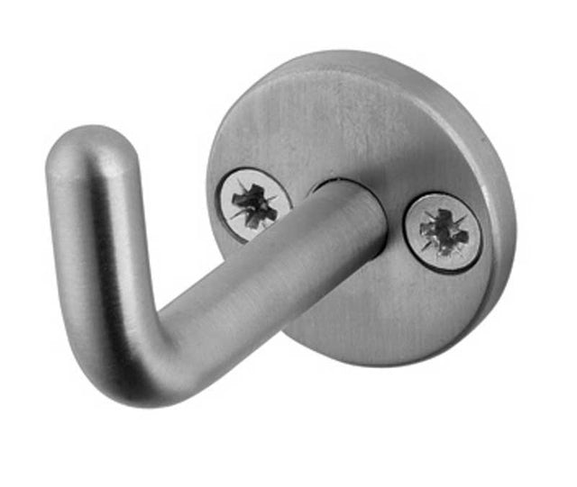 Single Robe Hook 48mm Satin Stainless Steel