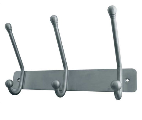 Stainless Steel Multi Hook Units 250MM Satin Stainless Steel
