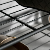 HOMCOM Coat Rack Stand Industrial hallway Shoe Rack Removable Hooks Metal Wood Hangers Storage Cabinet Rustic Brown 72L34W185H(cm)