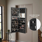 Multipurpose Storage Cabinet with 4 Drawers-Black