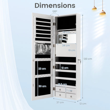 Multipurpose Storage Cabinet with 4 Drawers-White