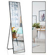 Free-standing wall-mountable mirror 160 x 40 cm