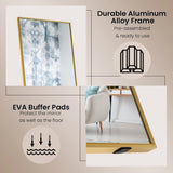 Free-standing wall-mountable mirror 160 x 40 cm