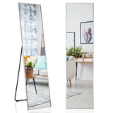 Free-standing wall-mountable mirror 160 x 40 cm
