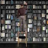 3 Step Foldable Bamboo Step Ladder Stool with Tool Storage Bag-Natural
