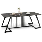Stylish Modern Coffee Table with Spacious Tabletop for Living Room/Office/Reception Room