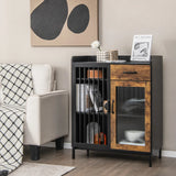 Industrial Kitchen Buffet SideboardStorage Cabinet for Dining Room, Living Room