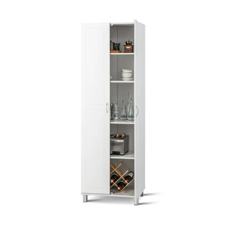73.5 Inch Freestanding Double Door Tall Versatile Storage Organizer