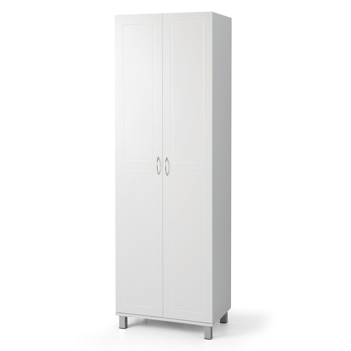73.5 Inch Freestanding Double Door Tall Versatile Storage Organizer