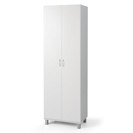 73.5 Inch Freestanding Double Door Tall Versatile Storage Organizer
