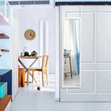 Full Length Mirror with Hanging Hooks for Bedroom White