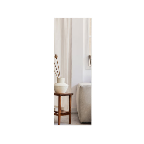 Full Length Rectangle Frameless Mirror with Beveled Edge for Living Room