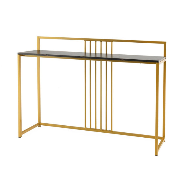 120cm Long Entryway Table with Baffle-Black