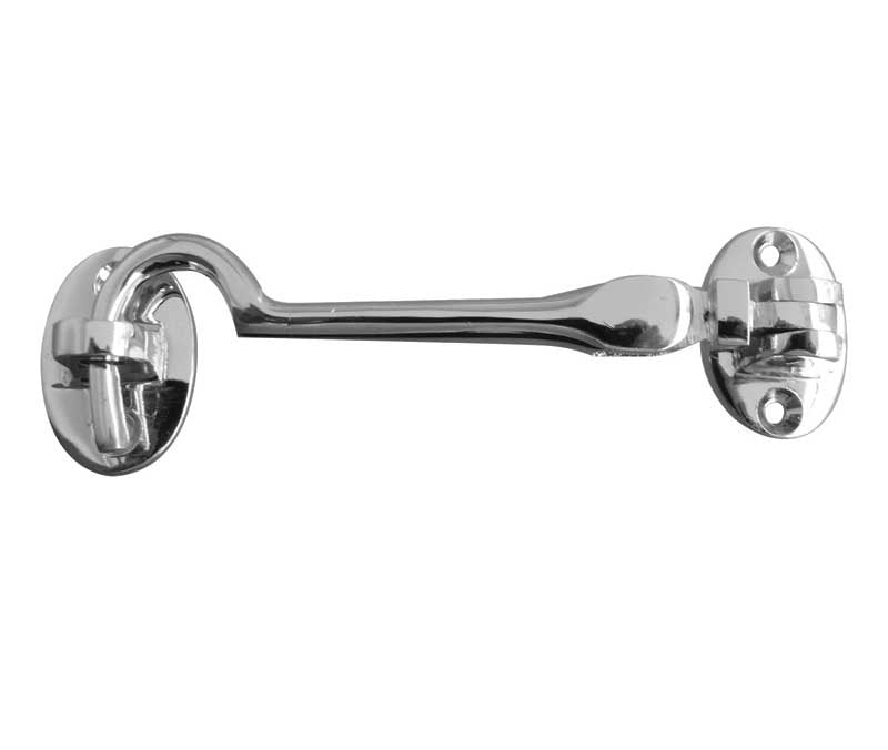 Jedo Brass Cabin Hooks 102mm Polished Chrome