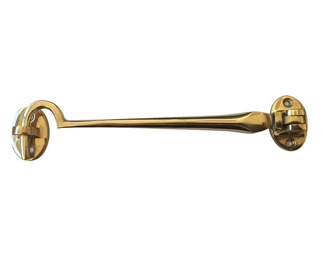 Jedo Brass Cabin Hooks 205mm Polished Brass