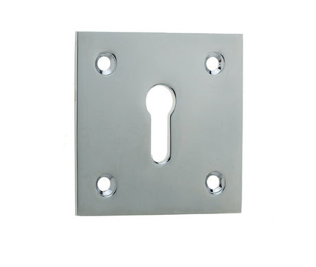 Jedo Square Open Escutcheon 50x50mm Polished Chrome
