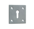 Jedo Square Open Escutcheon 50x50mm Satin Chrome