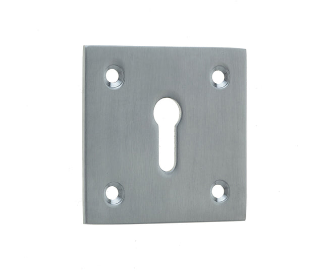 Jedo Square Open Escutcheon 50x50mm Satin Chrome