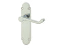 Epsom Suite Door Handle on Latchplate Satin Chrome