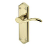 Paris Suite Door Handles on Latchplate PVD Brass