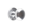 Jedo Mushroom Mortice Door Knobs 60mm Diameter Satin Chrome