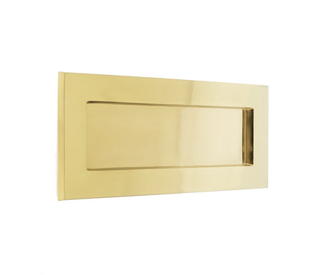 Jedo Plain Letterplates 305x100mm Polished Brass