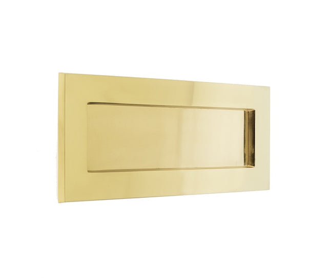 Jedo Plain Letterplates 280x90mm Polished Brass