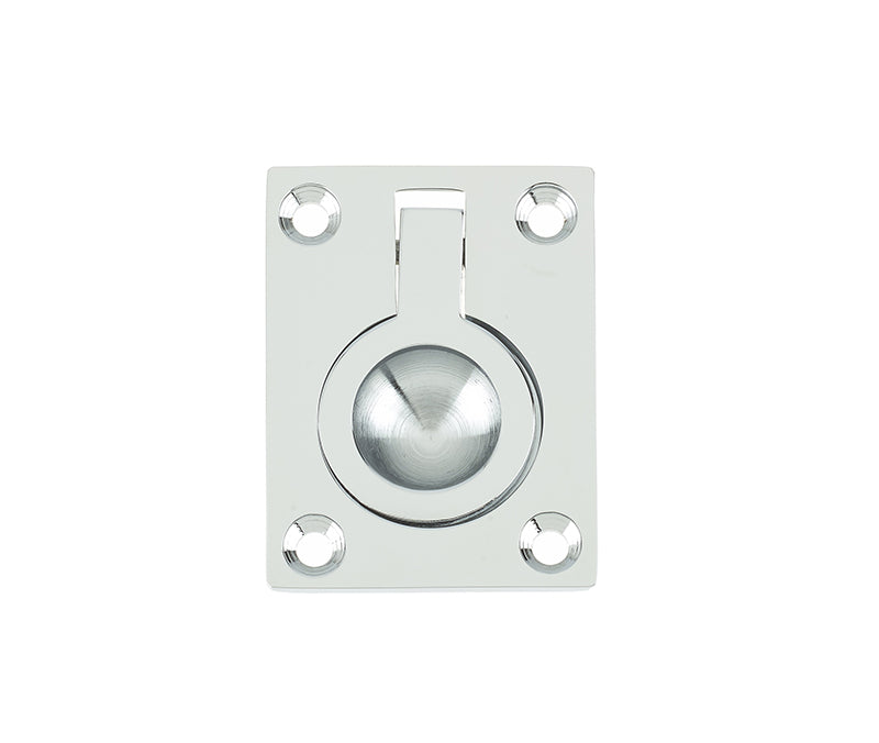 Jedo 38x50mm Flush Rings 38x50mm Polished Chrome