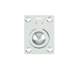 Jedo 38x50mm Flush Rings 38x50mm Polished Chrome