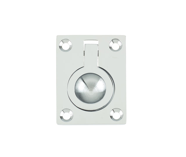 Jedo 38x50mm Flush Rings 38x50mm Polished Chrome
