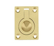 Jedo 50x63mm Flush Rings 50x63mm Polished Brass