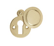 Jedo Round Covered Escutcheon 32mm Polished Brass