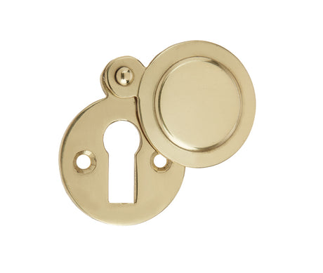 Jedo Round Covered Escutcheon 32mm Polished Brass