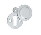 Jedo Round Covered Escutcheon 32mm Satin Chrome
