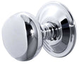 Jedo Mushroom Mortice Door Knobs 62mm Diameter 62mm Polished Chrome